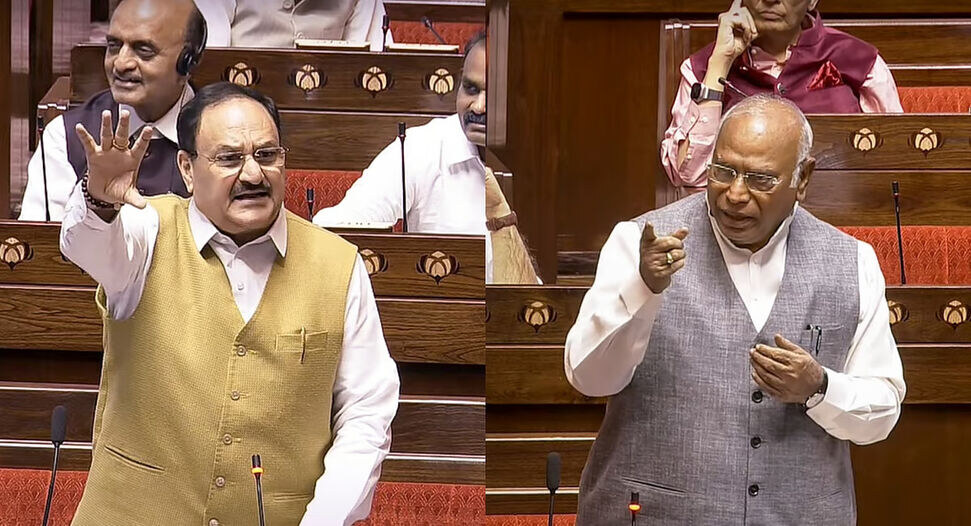 JP Nadda and Kharge on Waqf Amendment Bill