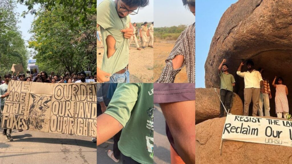 Student Protest in Hyderabad University