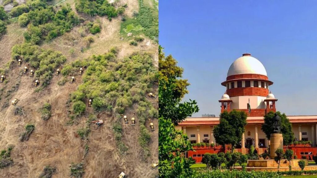 Supreme Court halts the cutting of a 400-acre forest of Hyderabad