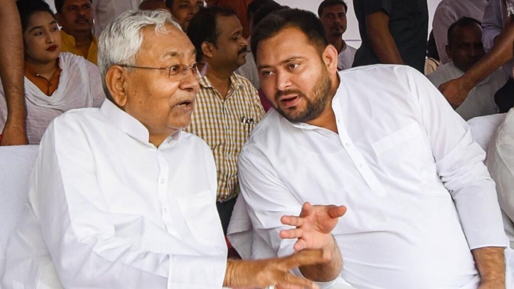Tejasavi Yadav and Nitish Kumar