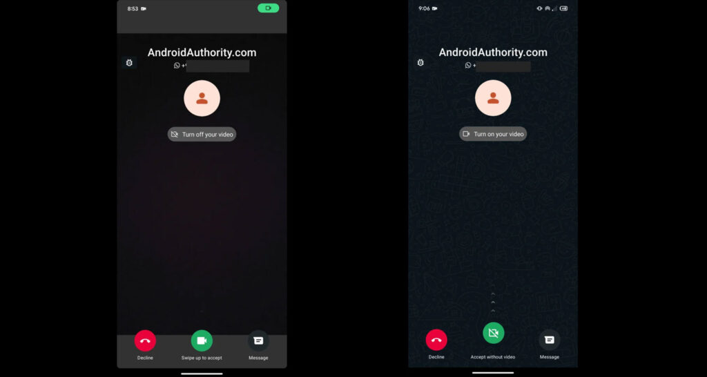 Videocall Whatsapp Camera Off