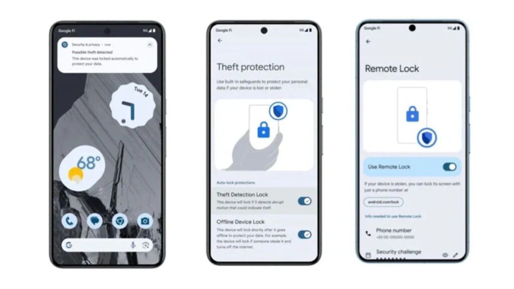 Google Theft Detection Lock