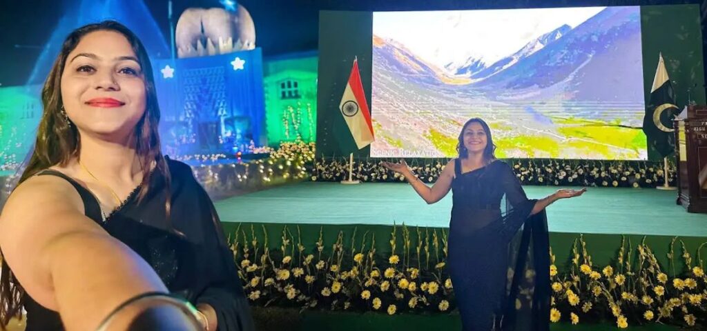 Jyoti Malhotra in Pakistan High Commission