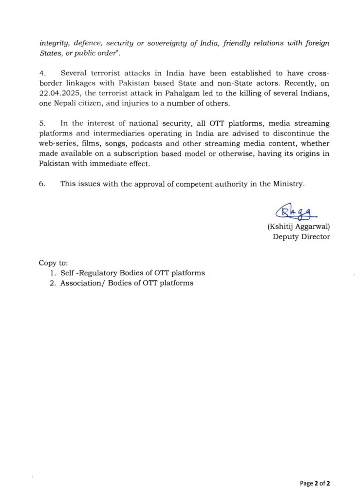 MIB Advisory to ban PAK Content Page 2