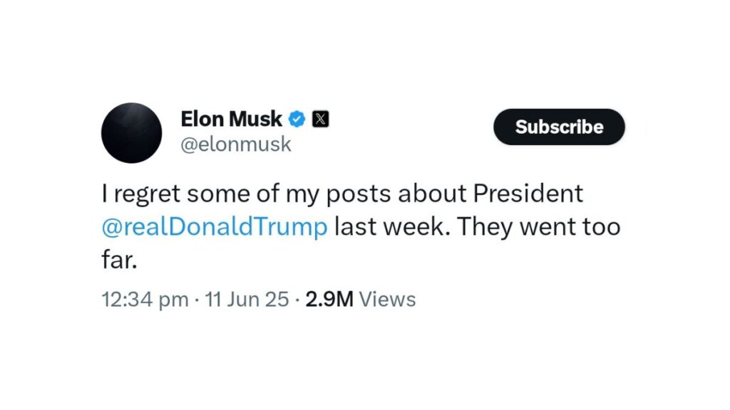 Elon X Post