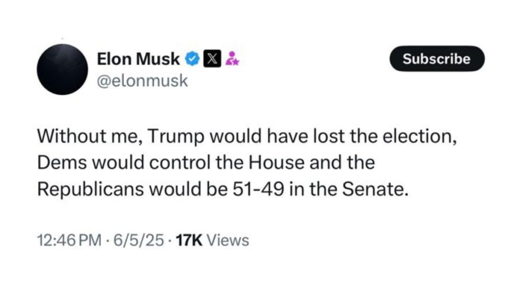 Elon X Post