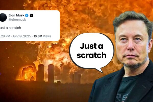 Just a scratch: एलन मस्क को बड़ा झटका! SpaceX Starship 36 में टेस्टिंग के दौरान भीषण विस्फोट, मस्क बोले – “बस एक खरोंच” spacex-starship-explosion-elon-musk-reaction