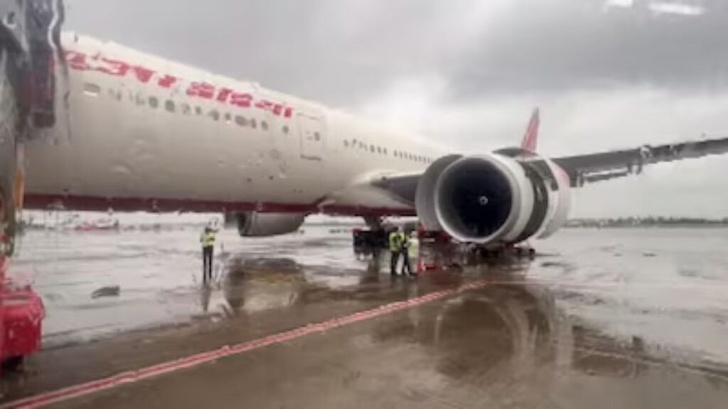 Mumbai Air India Plane Skids