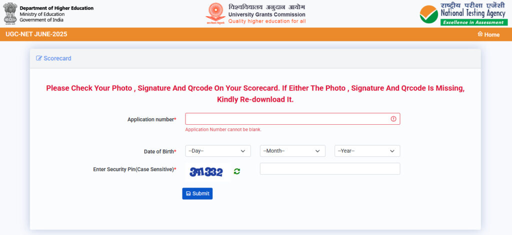 UGC NET 2025 RESULT
