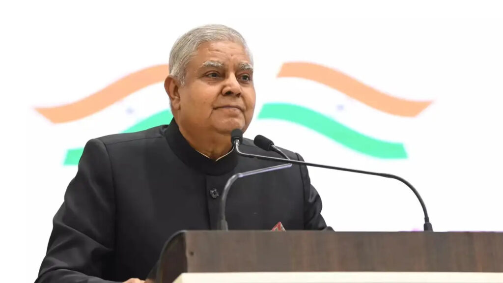 Vice President Jagdeep Dhankhar