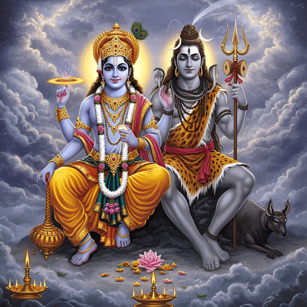bhagwan shiv and vishnu
