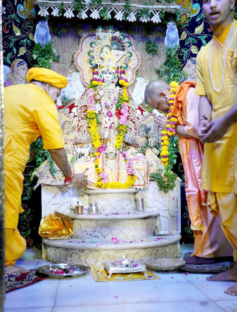 CM Yogi at Shree Krishna Janambhoomi