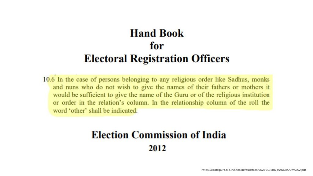 Hand Book for Electoral Registration Officers