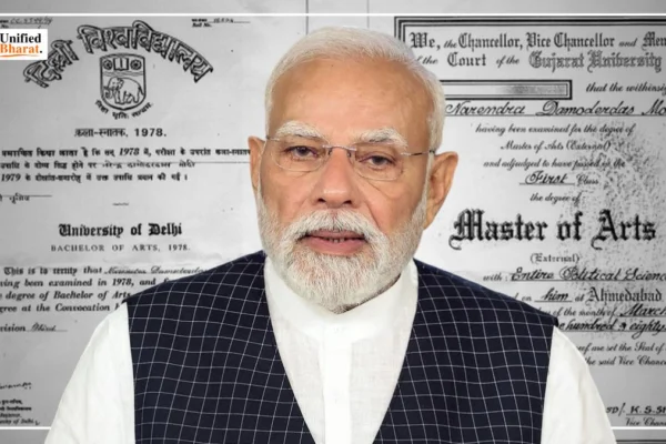PM Modi Degree Row