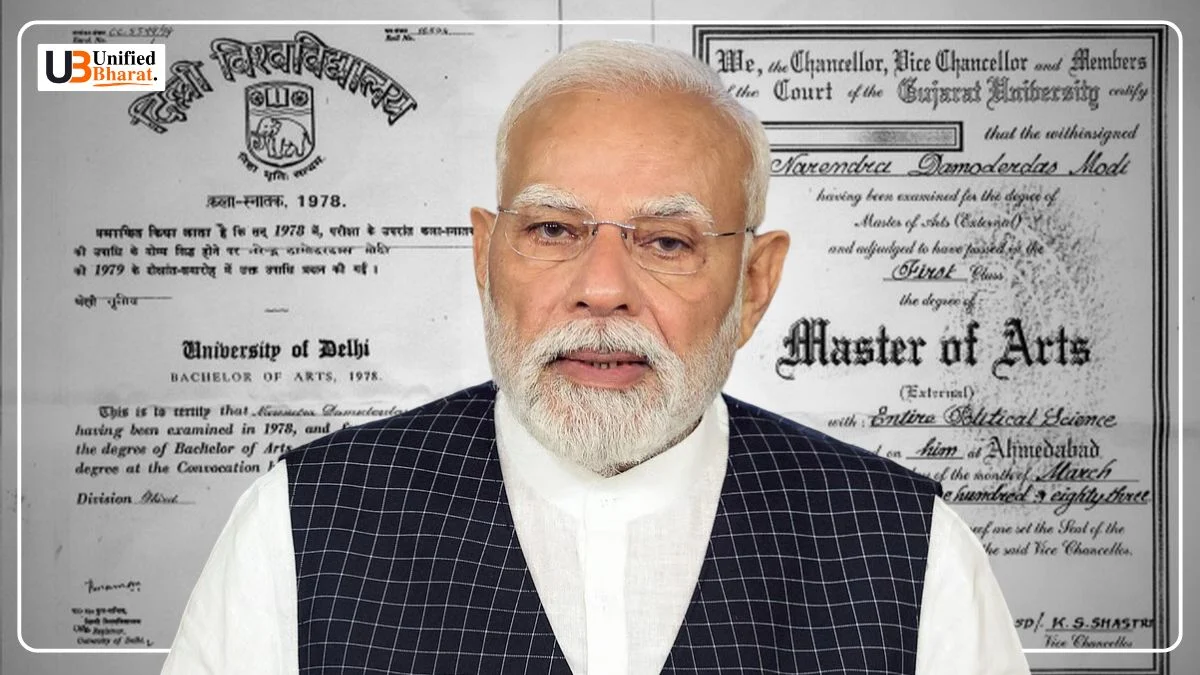 PM Modi Degree Row