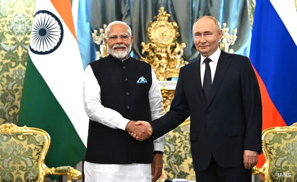 PM Modi and Vladimir Putin India Russia (Putin India Visit)
