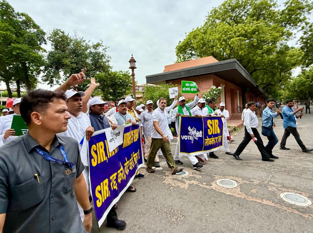 SIR Oppostion Protest New Delhi