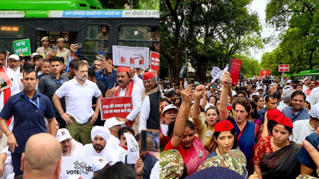 SIR Oppostion Protest New Delhi