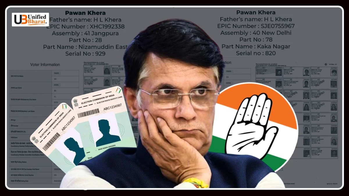 BJP Accuses Congress Leader Pawan Khera, Wife of Holding Dual Voter IDs