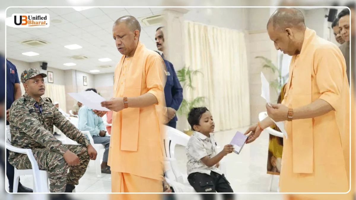 CM Yogi Listens to Public Grievances in Lucknow's Janata Darshan