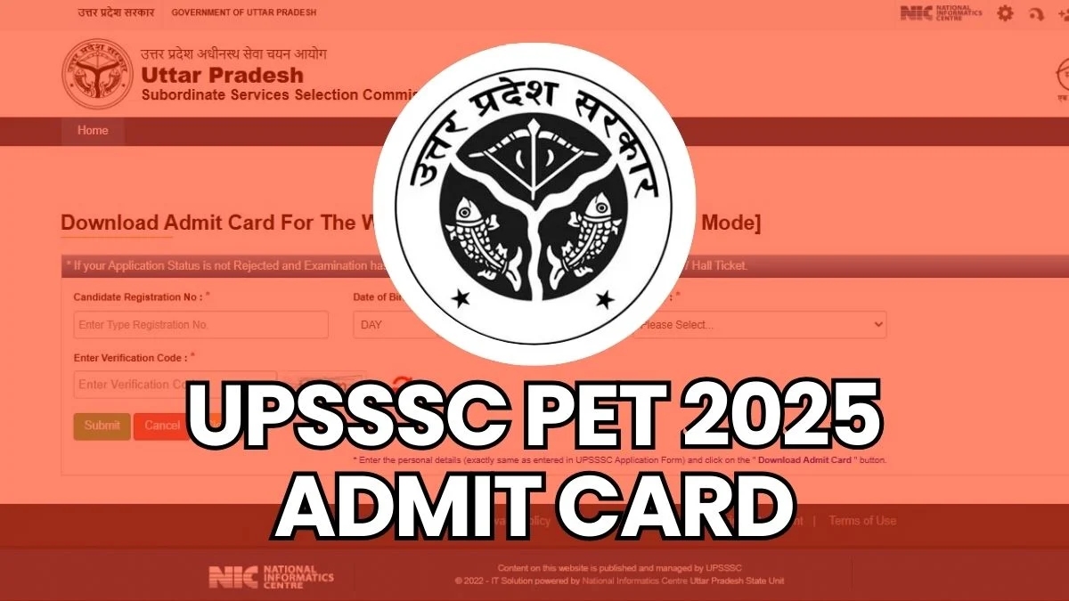 UPSSSC PET 2025