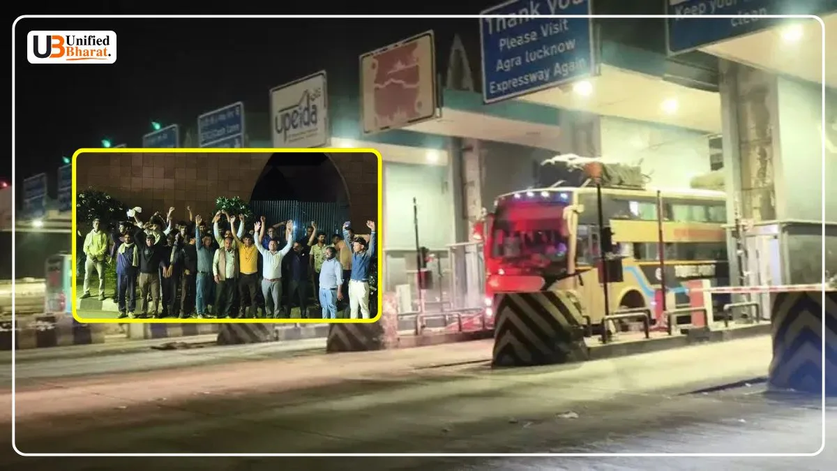 5000 Vehicles Skip Toll on Agra-Lucknow Expressway