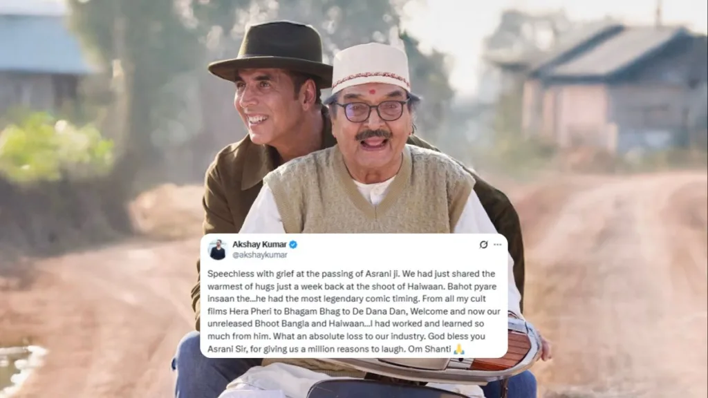 Akshay Kumar post on Asrani