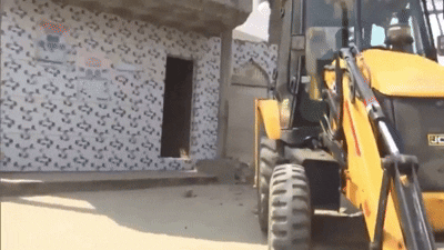 Bulldozer Action in Sambhal