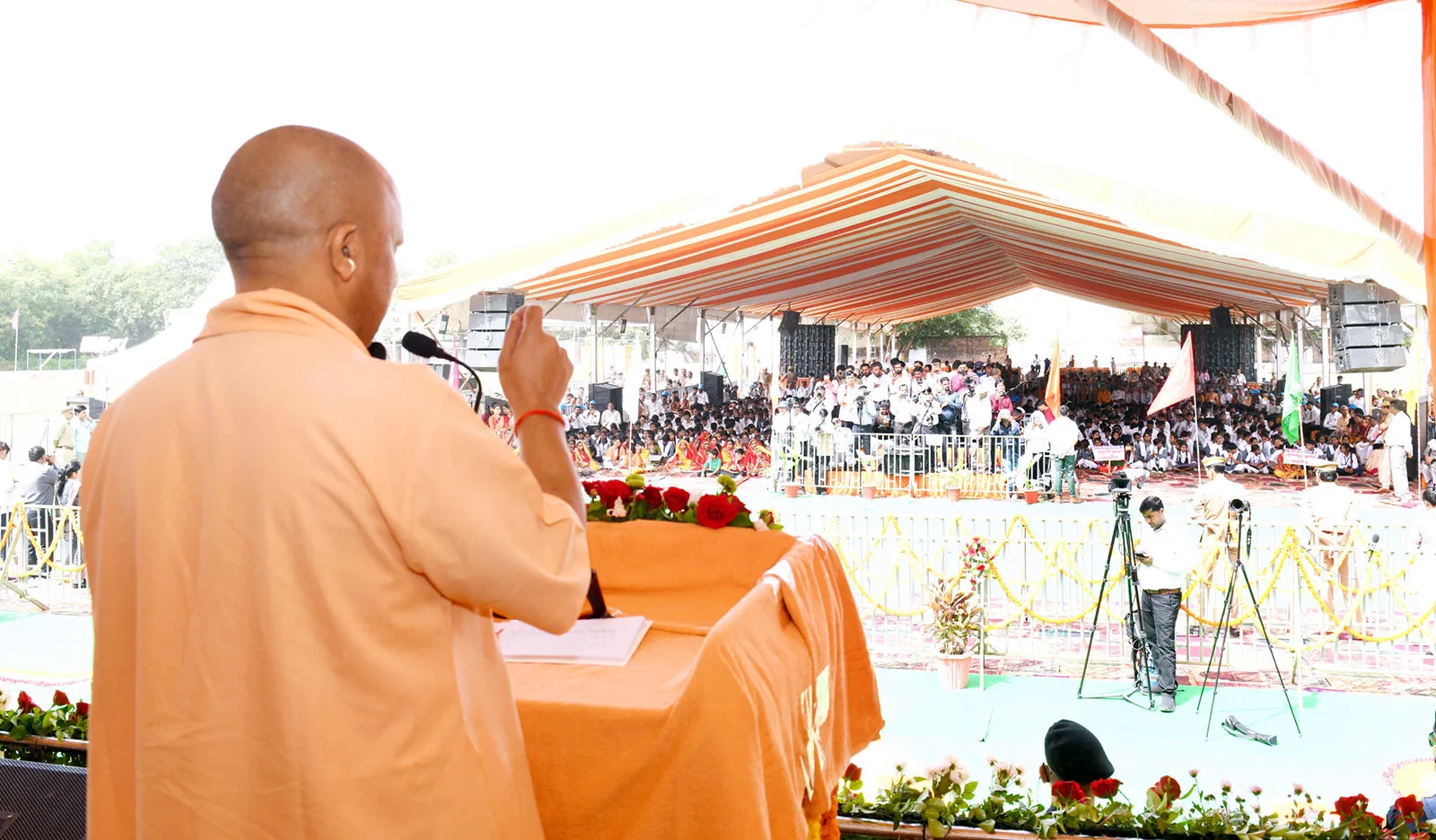 CM Yogi in Jhansi UP
