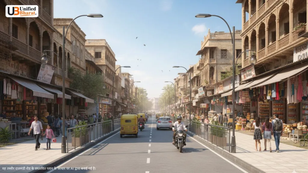 Dalmandi Road AI Generated by Unified Bharat