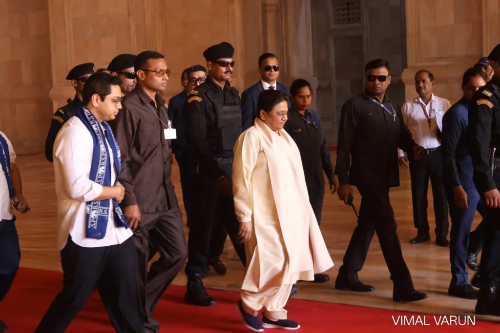 Mayawati in Lucknow