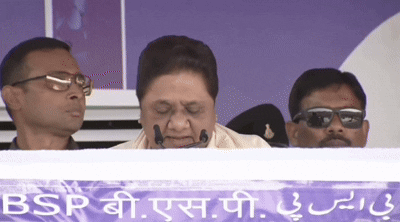 Mayawati in Lucknow