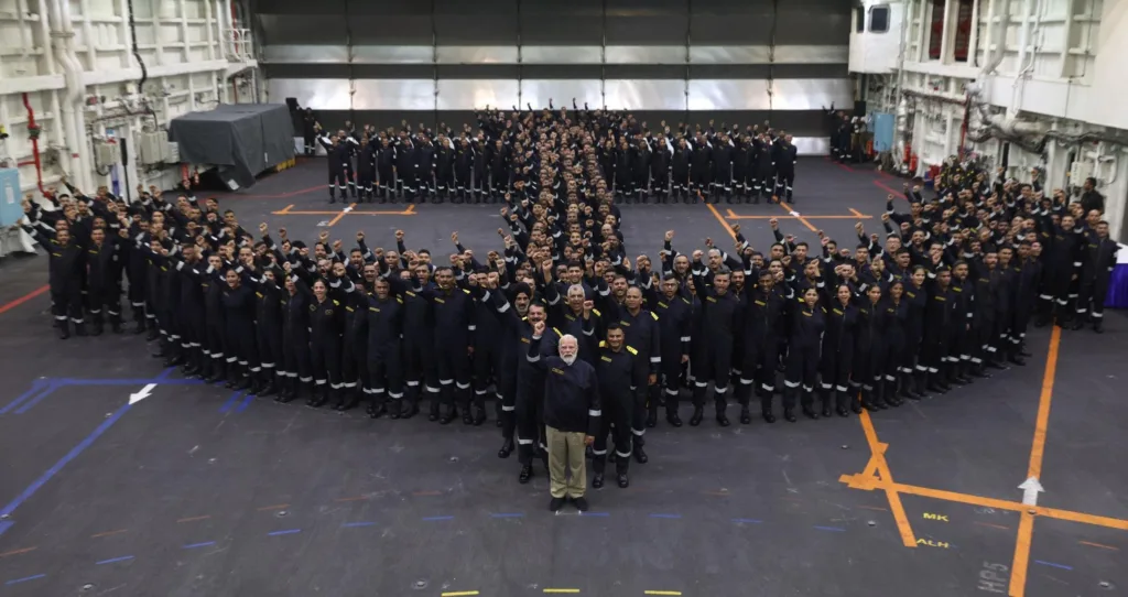 PM Modi Diwali on INS Vikrant