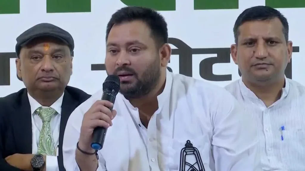 Tejashwi Yadav Named Bihar CM Face by Mahagathbandhan Bihar Election 2025